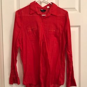 Red BDG Button-Up